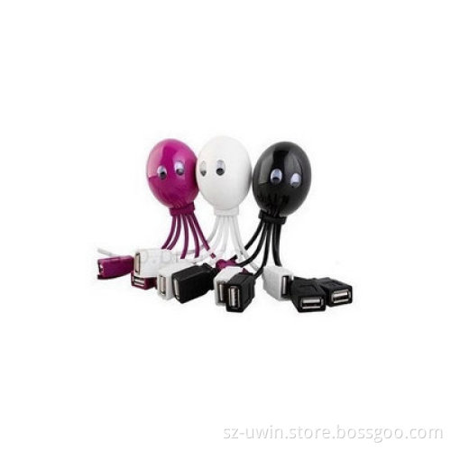Free Sample Christmas Tree Seven Rainbow Colors LED Light USB Hub 2.0 Hub